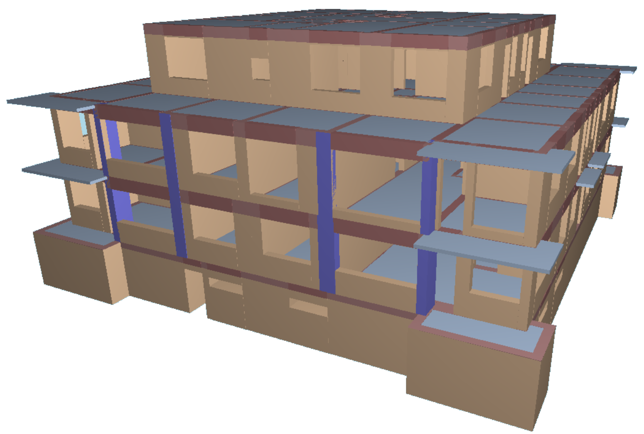 3D Vertical Lintel View